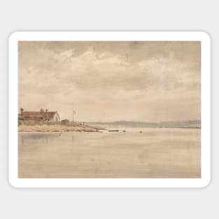 A View on the Orwell by John Constable Sticker